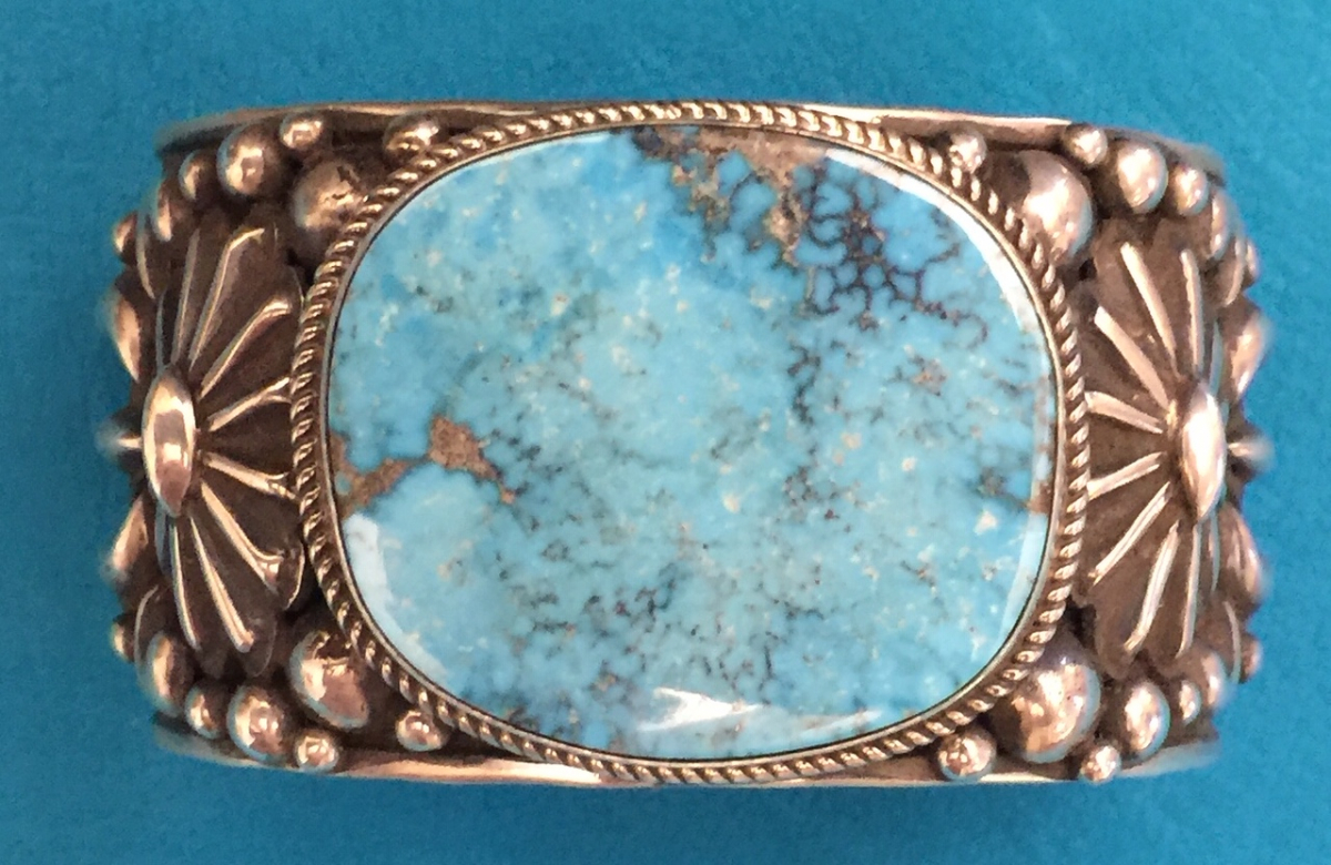 Ithaca Peak Turquoise and Silver Cuff