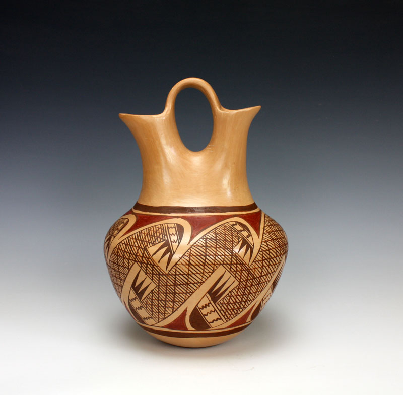 Hopi American Indian Pottery Wedding Vase