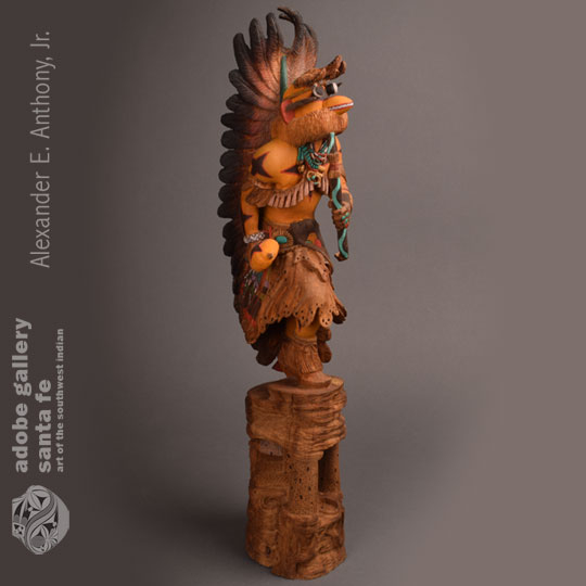 Hopi Pueblo Sikyahote - Yellow A’hote Katsina Doll