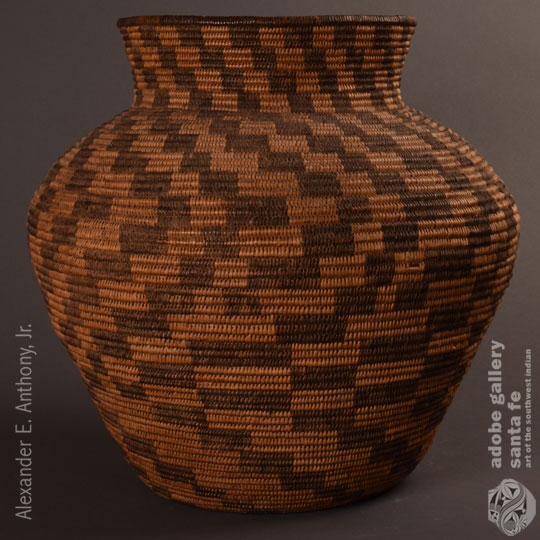 Large Turn of the Century Western Apache Basketry OLLA