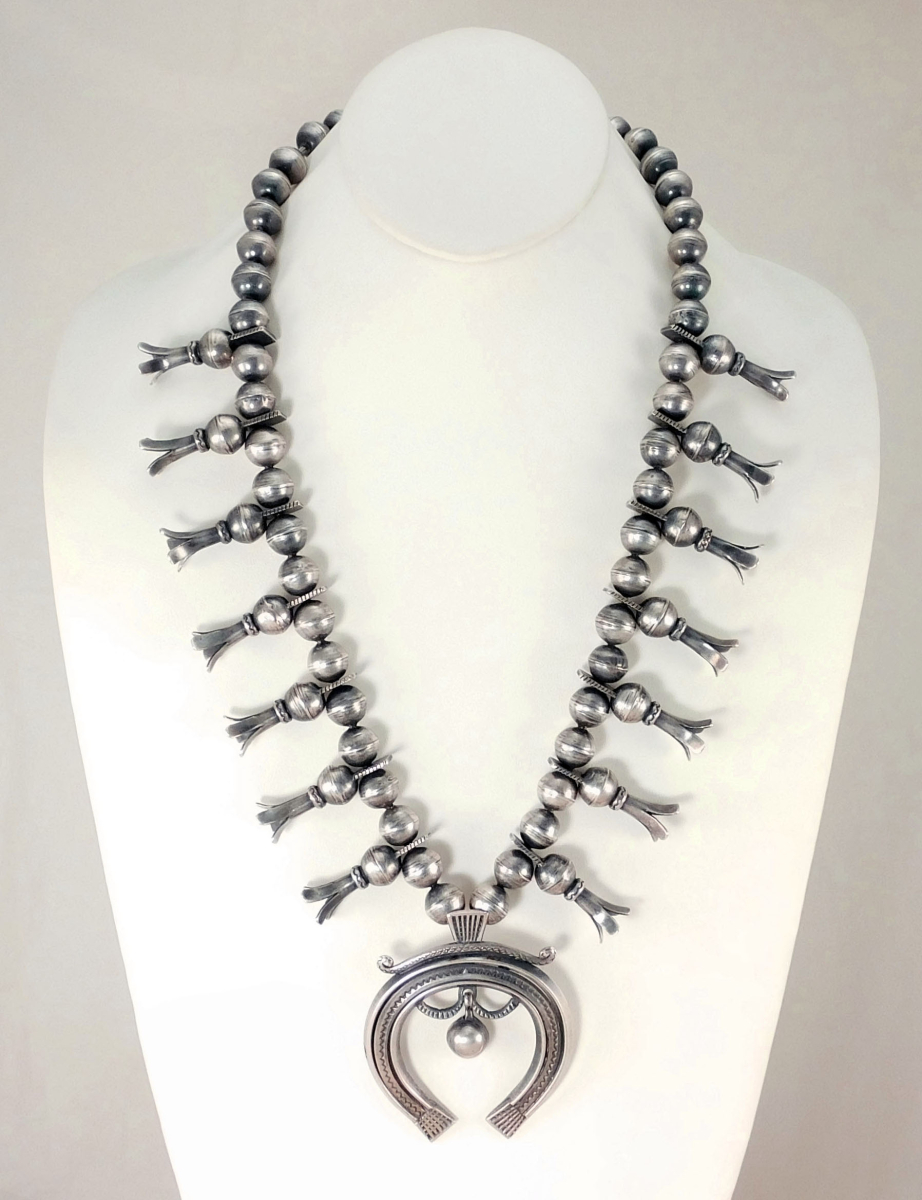 Silver Squash Blossom Necklace 1920s