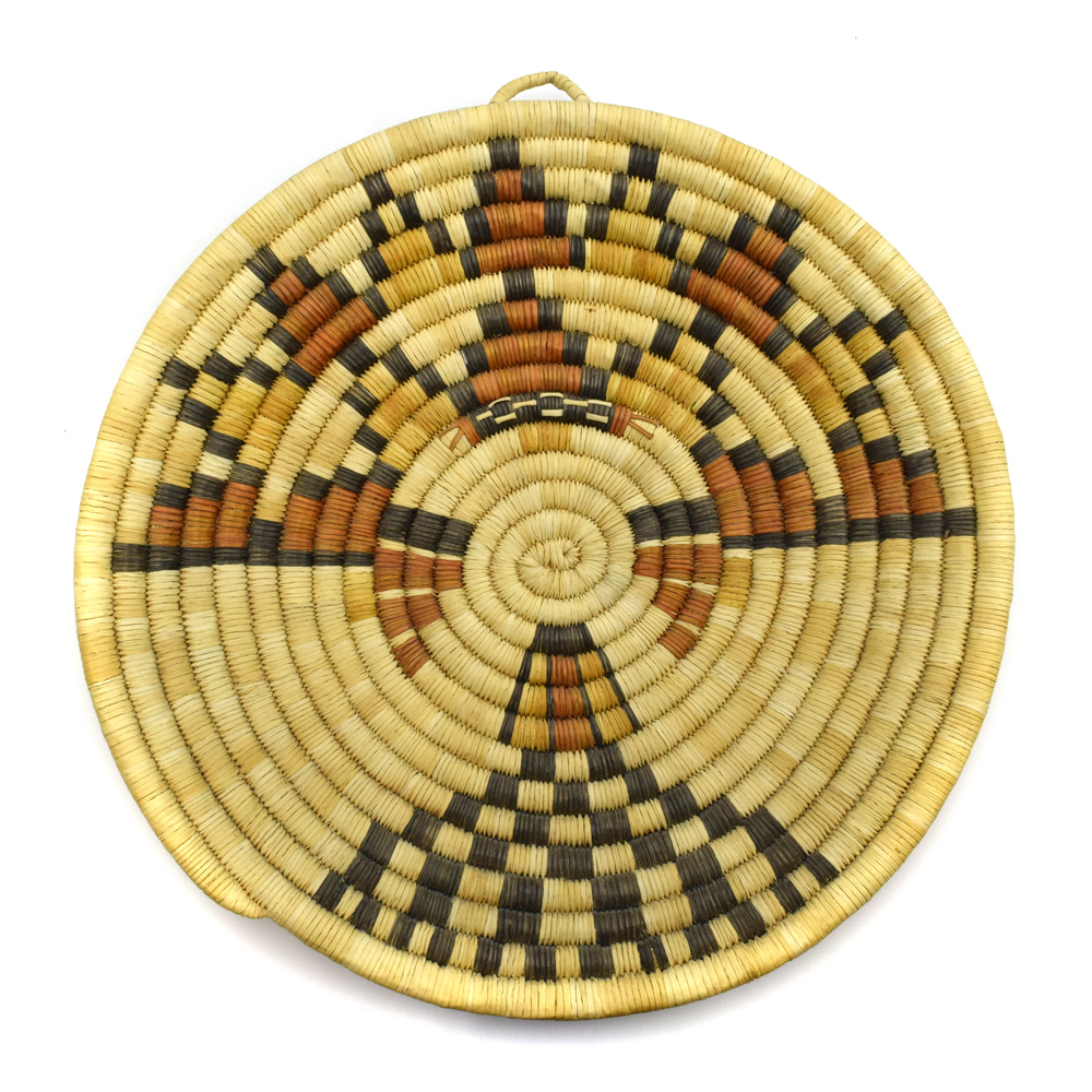 Hopi Coiled Polychrome Kachina Plaque