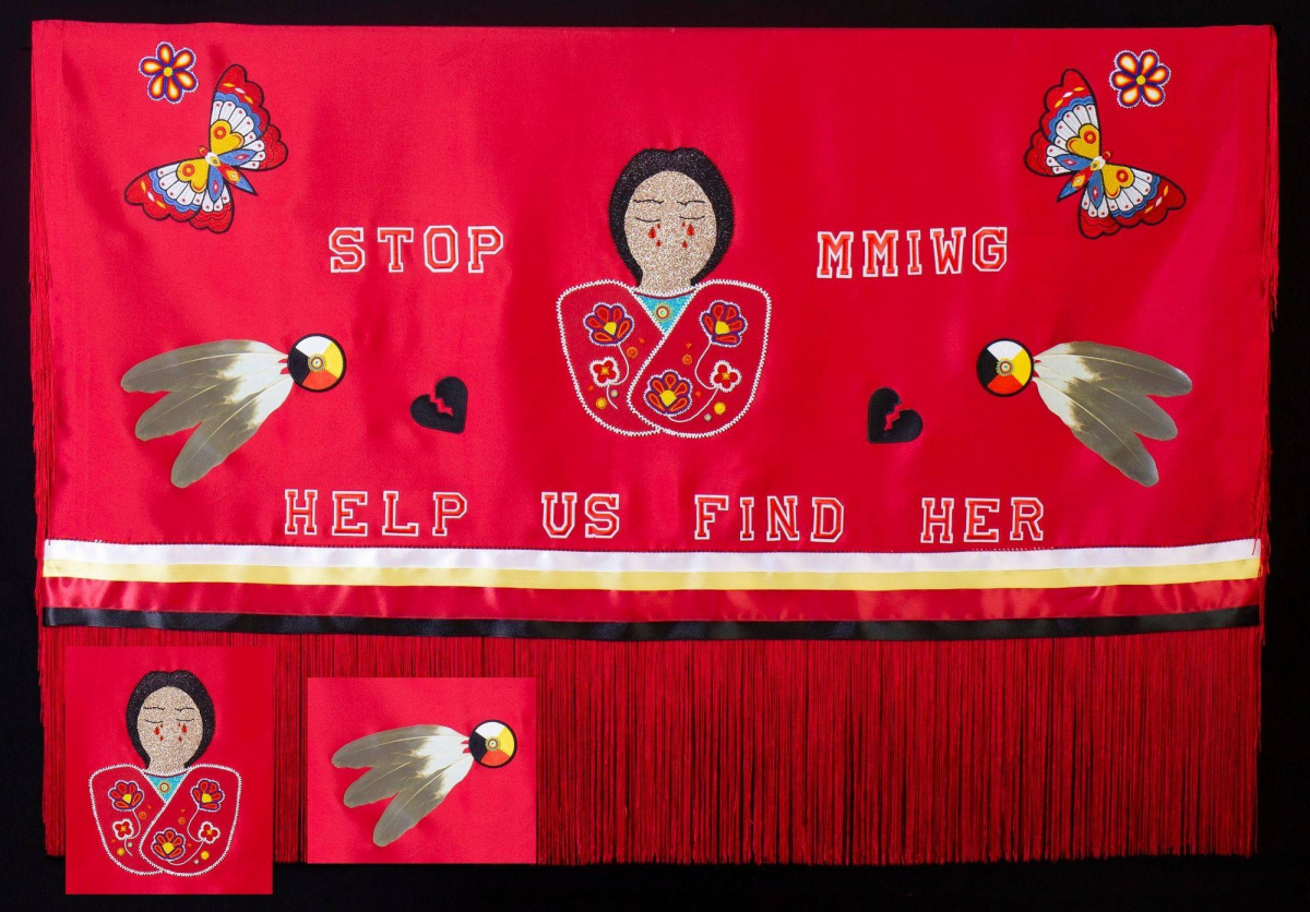 Murdered and Missing Indigenous Women & Girls Shawl