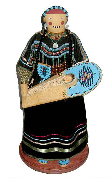 Blackfeet Beaded Doll