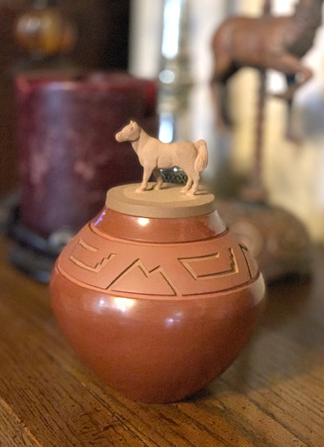 Redware Jar with Mare