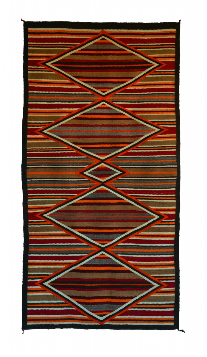 Double Saddle Blanket : Historic Navajo Weaving : PC 250 : Circa 1930's