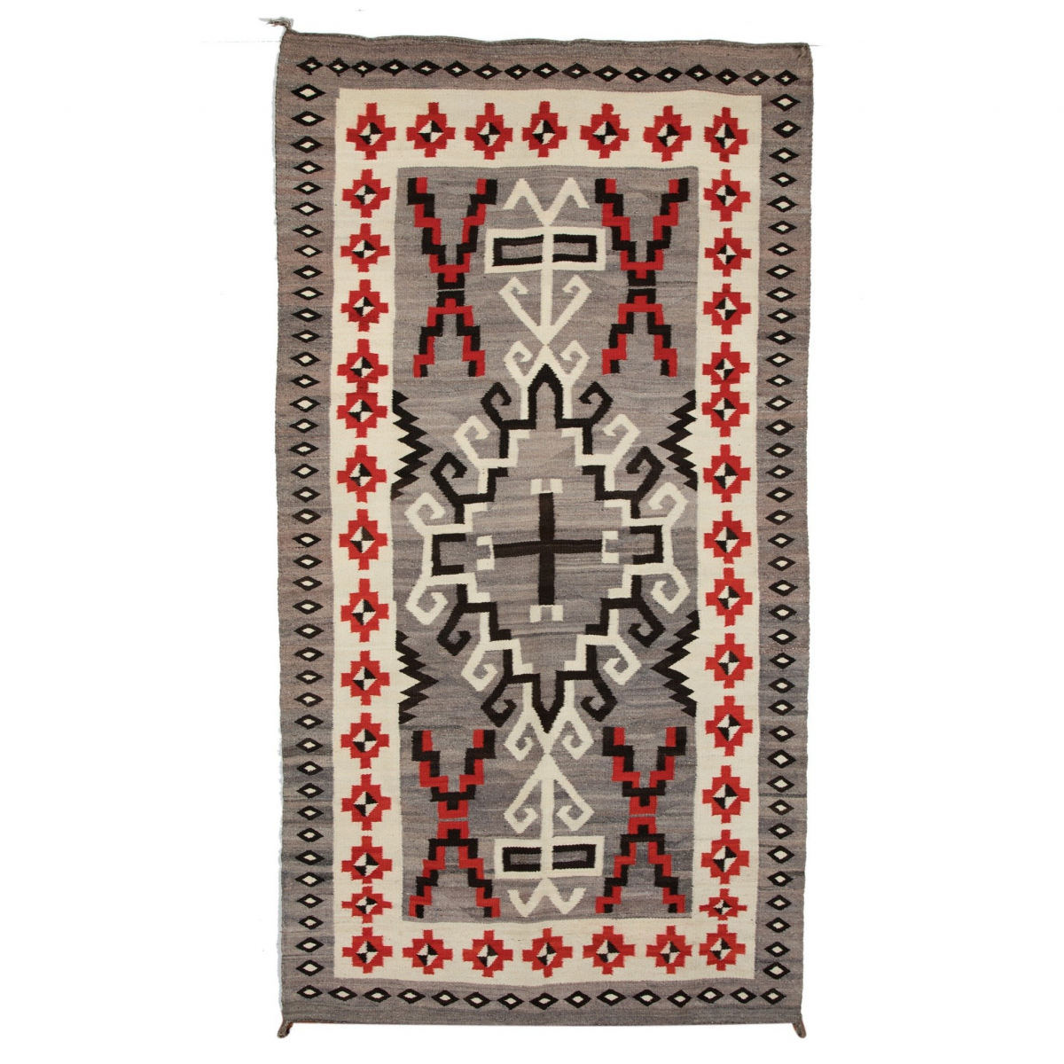 Crystal JB Moore Plate XXIII Navajo Weaving : Historic : GHT 1052 : Circa 1920's
