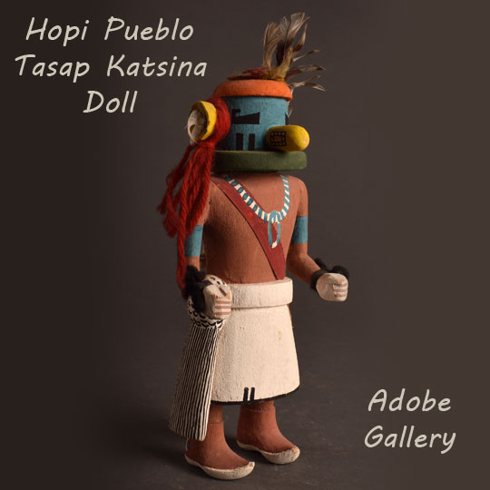 Item # C4365C Kachina Doll Hopi Pueblo Twentieth Century Tasap Katsina