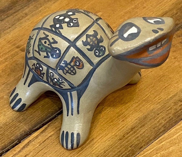 Whimsical Turtle by Margaret & Luther Gutierrez of Santa Clara Pueblo