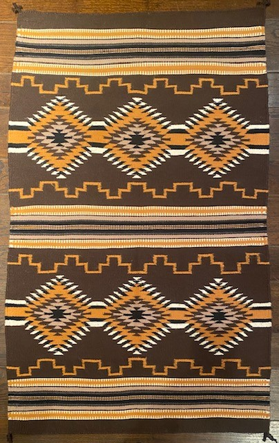 Navajo Pine Springs Weaving by Calandra Segoye