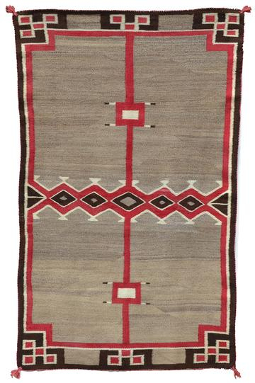 Antique Double Navajo Saddle Blanket