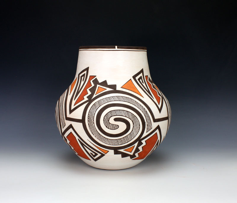 Laguna Pueblo Native American Indian Pottery Jar